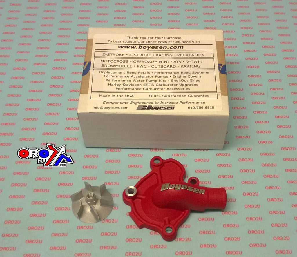 WATER PUMP COVER 10-17 CRF250R, SUPERCOOLER BOYESEN WPK-07AR, RED