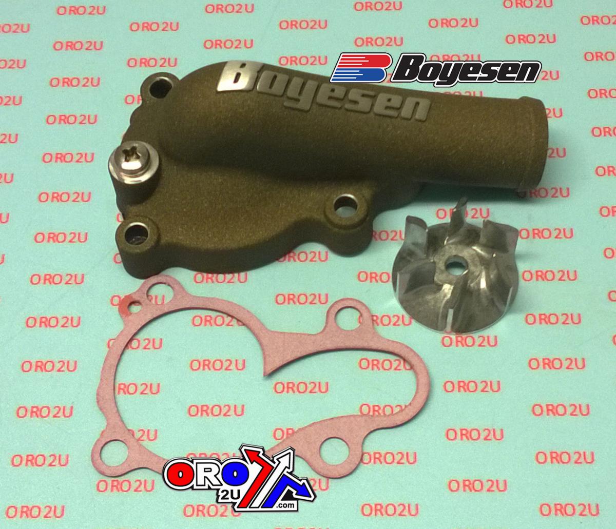 WATER PUMP COVER 16-18 KX450F, Supercooler BOYESEN WPK-18AM, MAGNESIUM