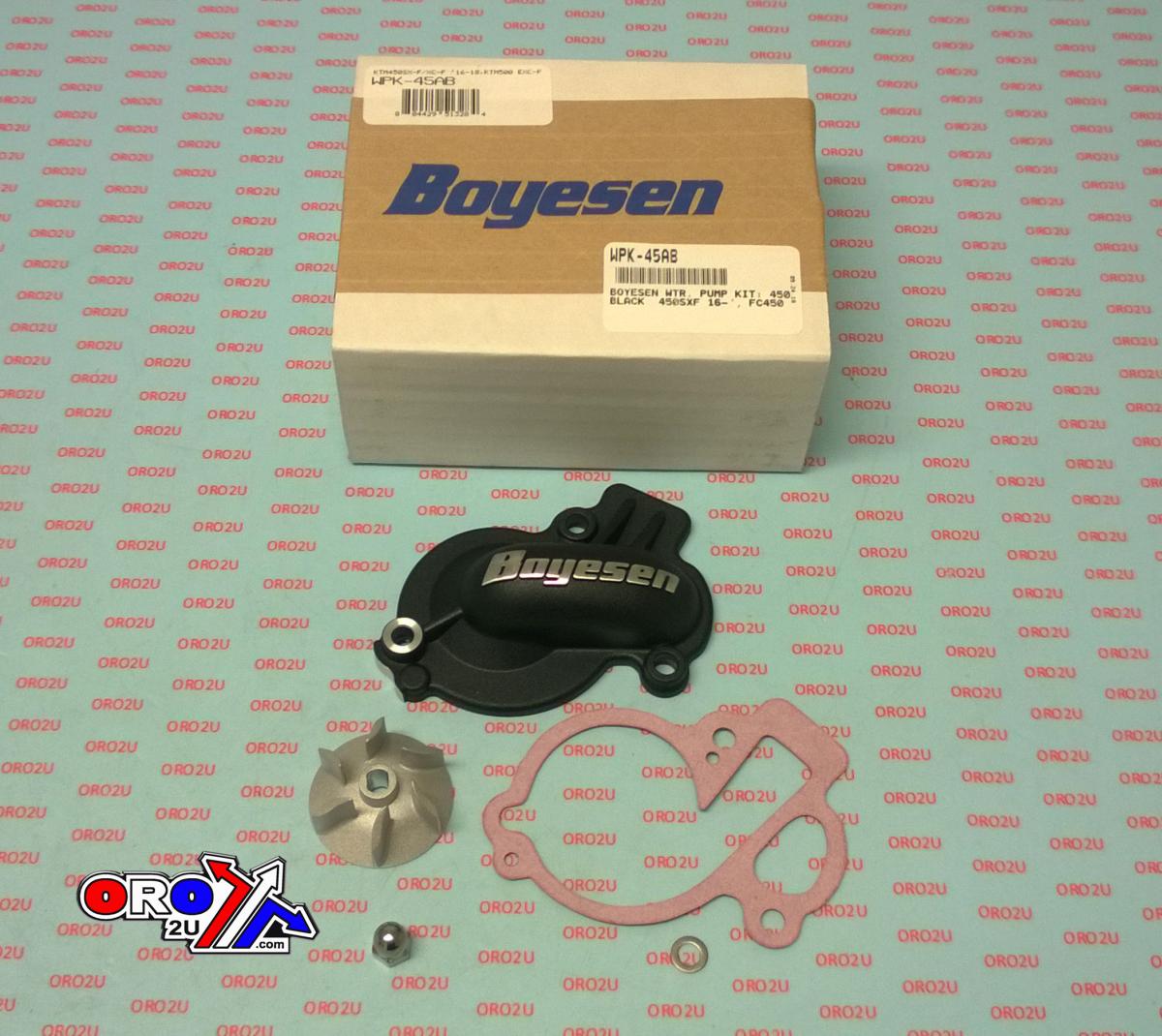WATER PUMP COVER 16-25 SX-F450, SUPERCOOLER BOYESEN WPK-45AB, BLACK