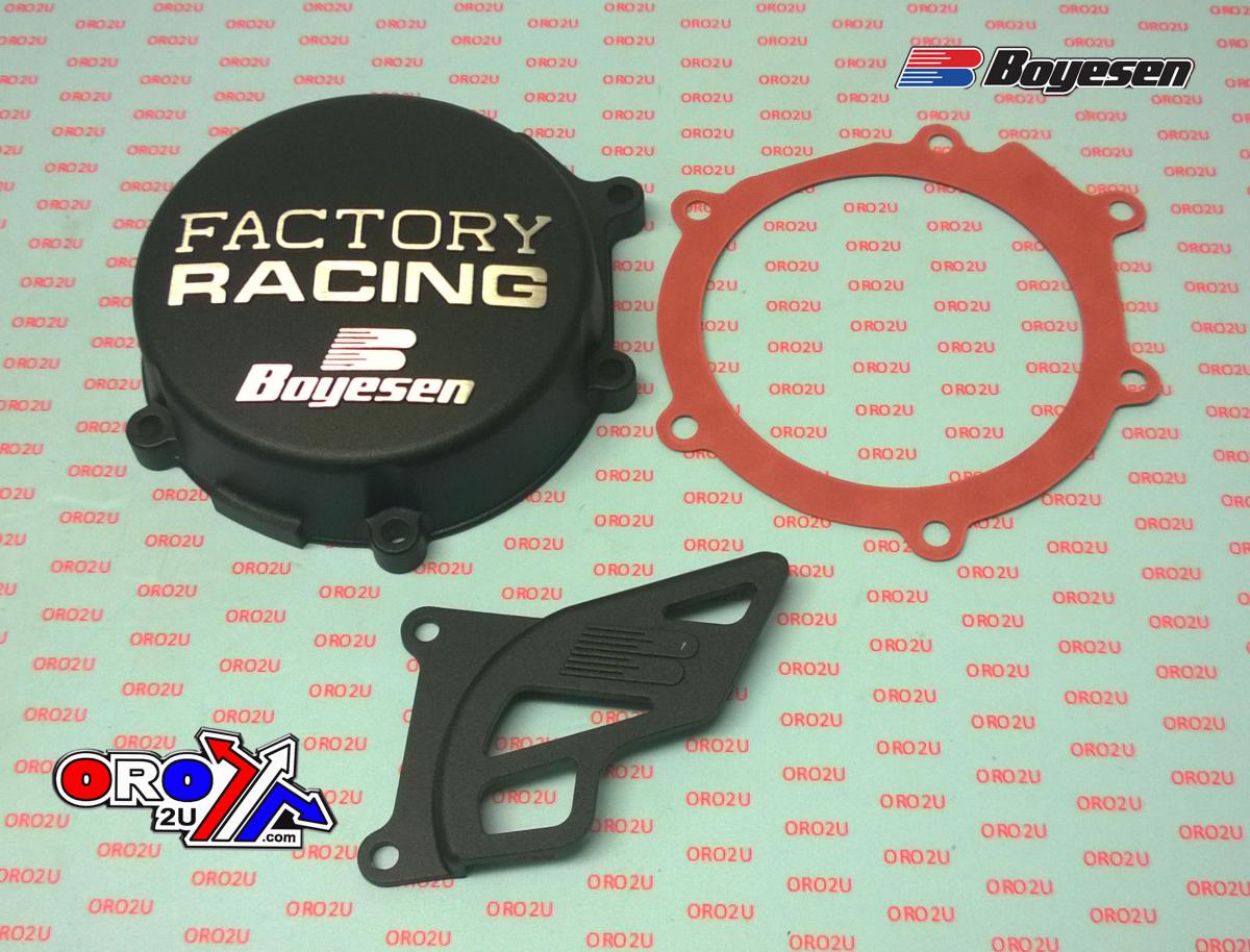 IGNITION COVER 00-05 KX65, 03-05 RM60/65 IGNITION COVER, BOYESEN SC-10CB BLACK