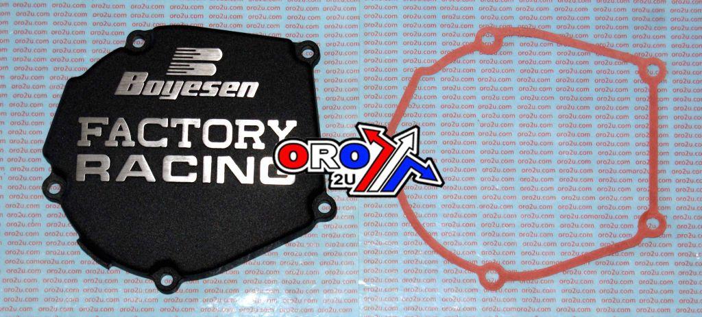 IGNITION COVER 05-07 KX250, BOYESEN SC-12AB BLACK