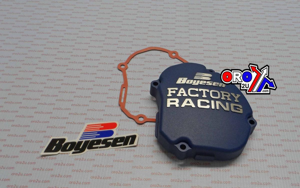 IGNITION COVER 05-21 YZ125, BOYESEN SC-33AL BLUE