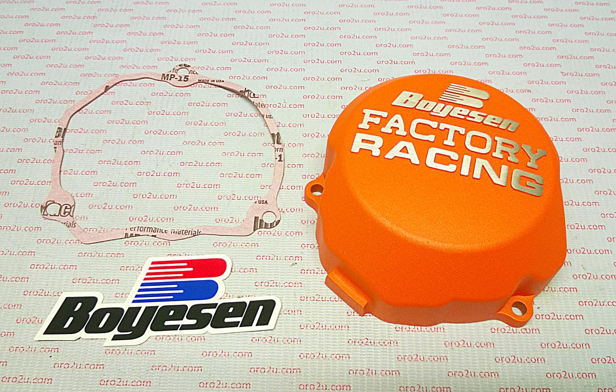 IGNITION COVER 03-17 SX85, BOYESEN SC-46O KTM ORANGE