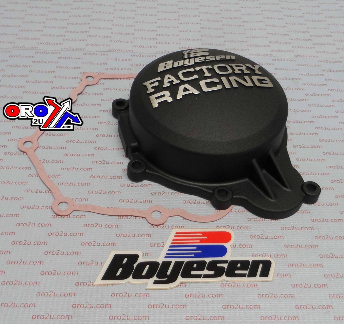 IGNITION COVER 16-18 KTM125 SX, BOYESEN SC-41CB, BLACK