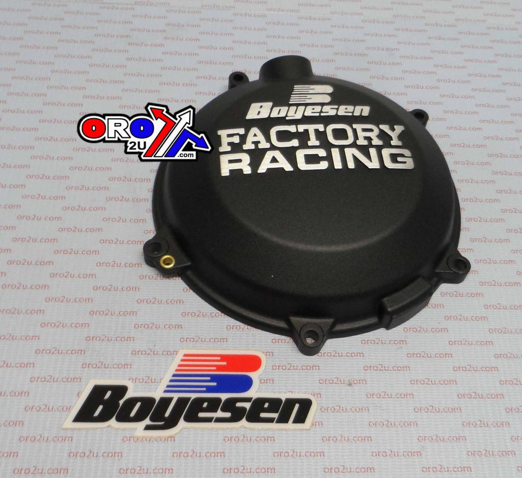 CLUTCH COVER 16-21 KTM 450 SXF, BOYESEN CC-45AB BLACK