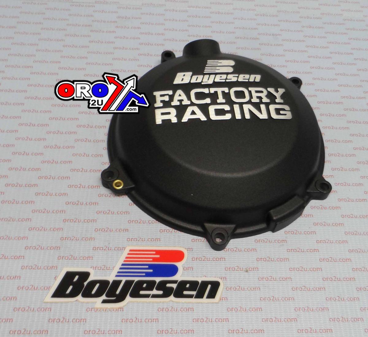CLUTCH COVER 16-21 KTM 450 SXF, BOYESEN CC-45AB BLACK