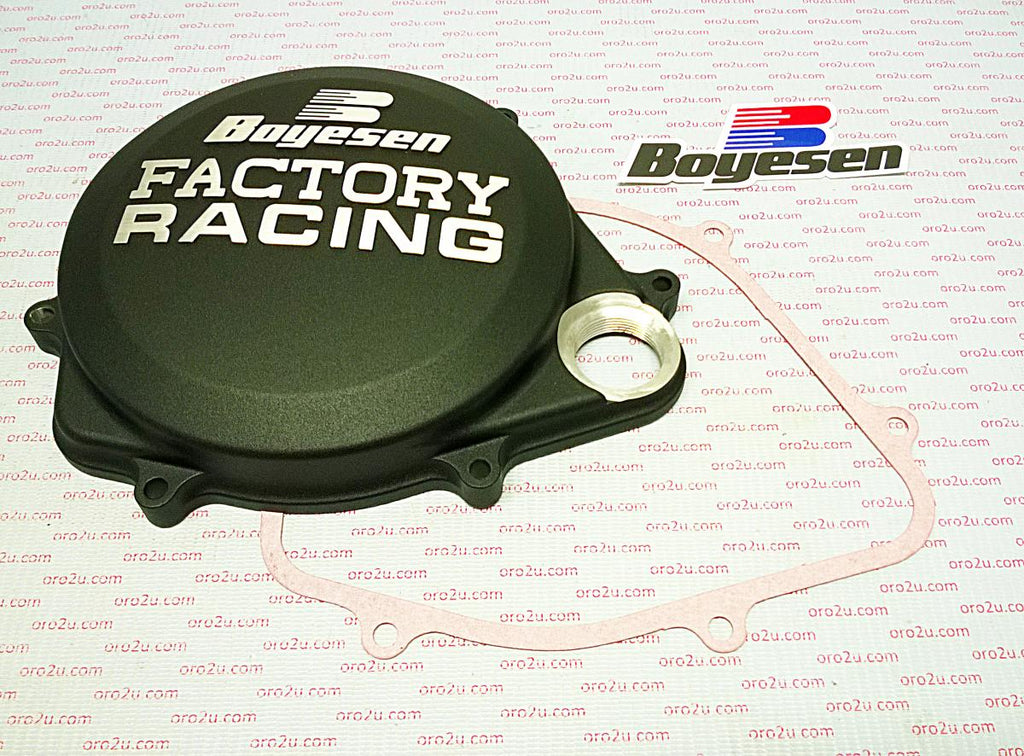 CLUTCH COVER 17-25 CRF450R/RX, BOYESEN CC-06CB BLACK