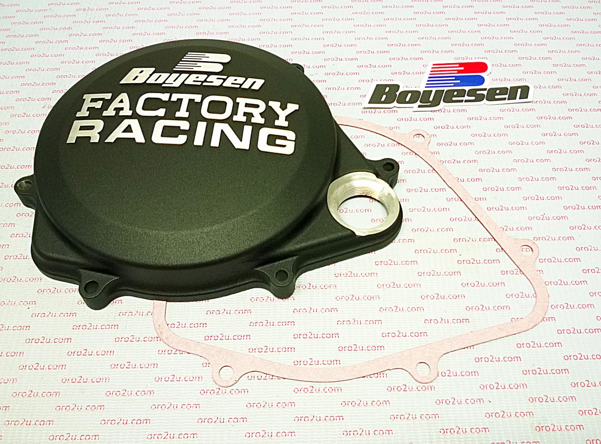 CLUTCH COVER 17-25 CRF450R/RX, BOYESEN CC-06CB BLACK