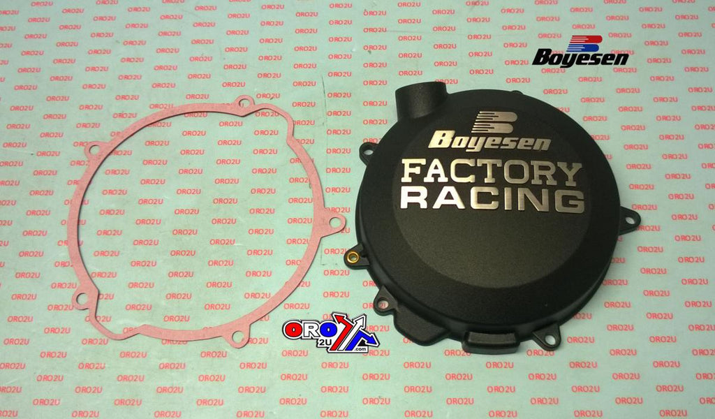 CLUTCH COVER 16-21 KTM 125 SX, BOYESEN CC-41AB, BLACK