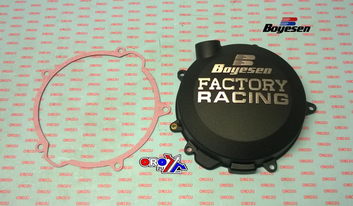 CLUTCH COVER 16-21 KTM 125 SX, BOYESEN CC-41AB, BLACK