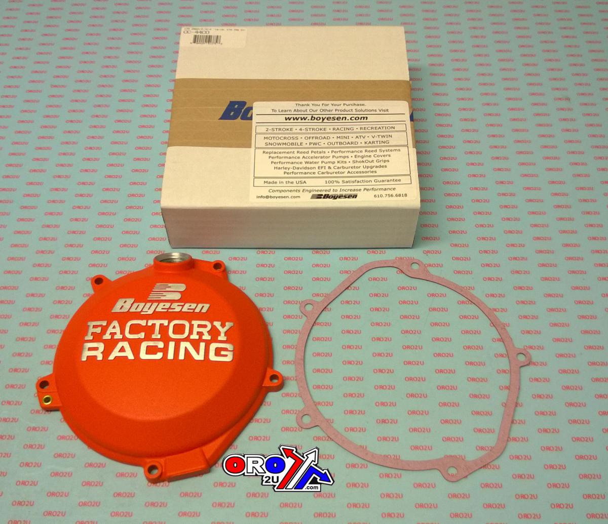 CLUTCH COVER 16-21 KTM 250 SXF, BOYESEN CC-44CO, ORANGE
