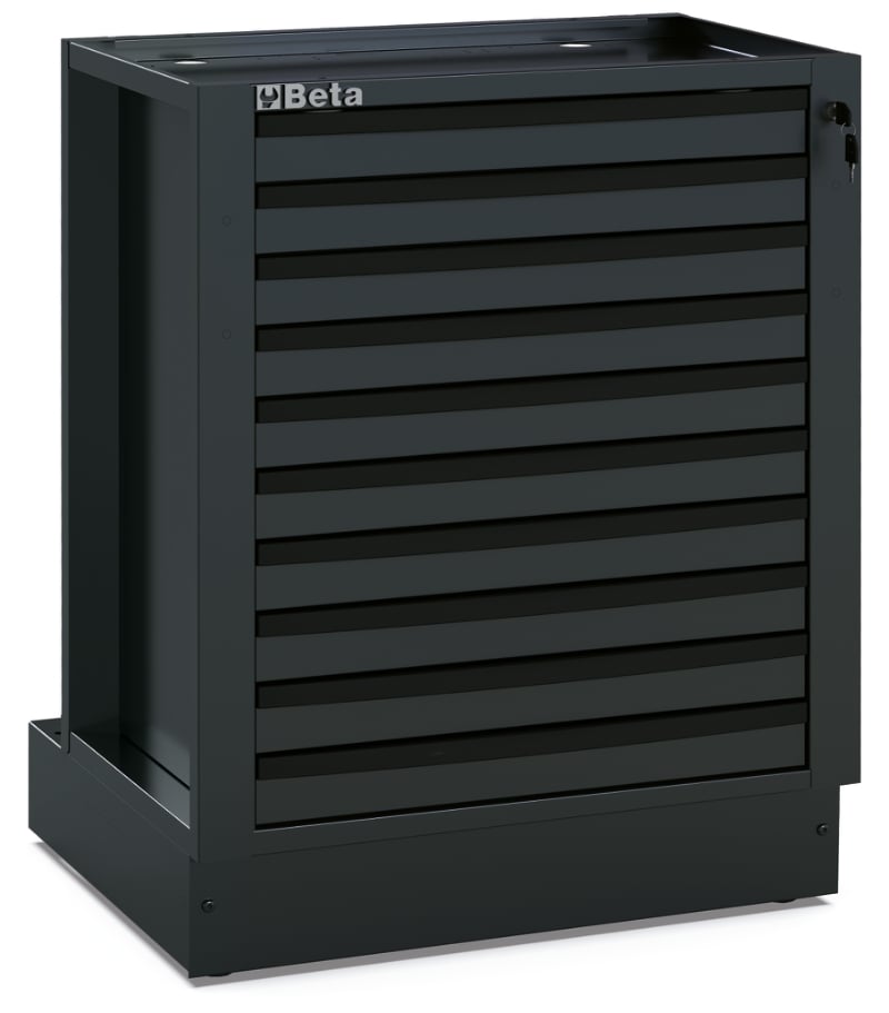 Kit of 10 Colored Drawer Fronts for RSC50, Customizable for Anthracite Grey Worktops - BetaRSC50 5000 RSC50/KFC3000