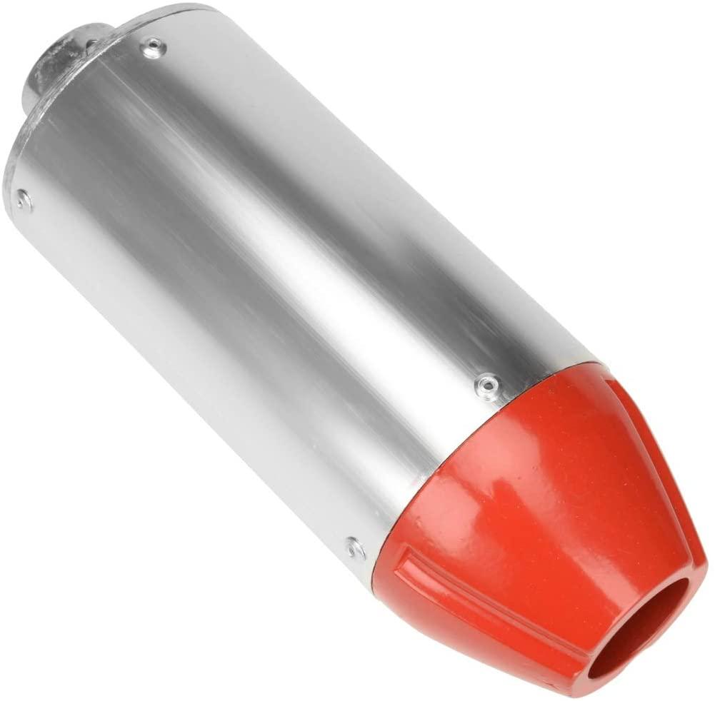 EXHUST PIPE MINI SILVER/RED CRF50, 28mm Exhaust Muffler PipeClamp For CRF50, 917237