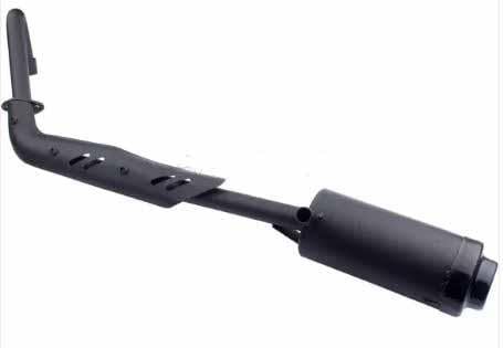 EXHAUST MUFFLER SYSTEM, Fits 4-stroke bikes with CRF50 style plastics. 4 Stroke For Apollo Kayo CRF50 XR50 Dirt Pit Bike 50c