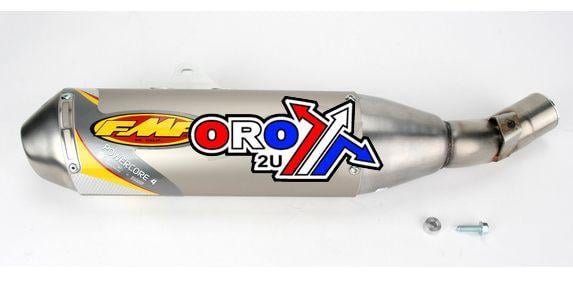 04-9/12-17 CRF250X PC4 MUFFLER, FMF 041273 POWERCORE SILENCER