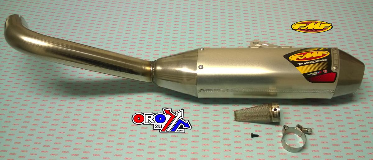 06-20 YFM700R PC4 HEX SILENCER, FMF 044434 POWERCORE 4 HEX
