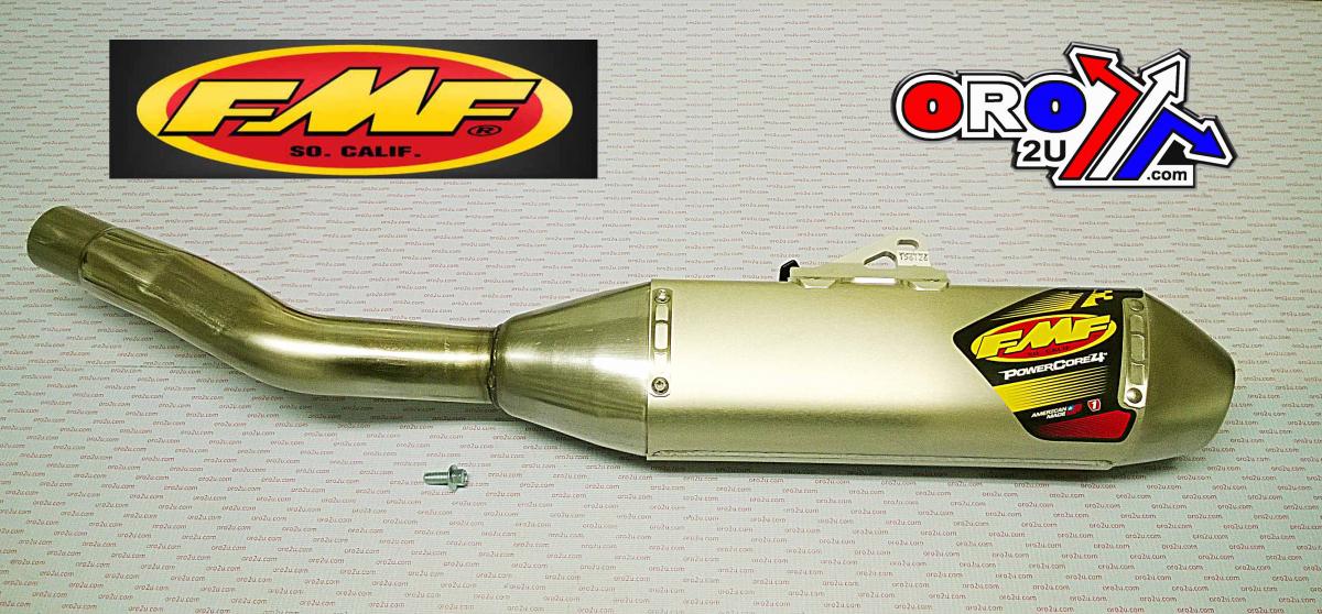 09-16 KX250F PC4 HEX MUFFLER, FMF 042308 POWERCORE SILENCER