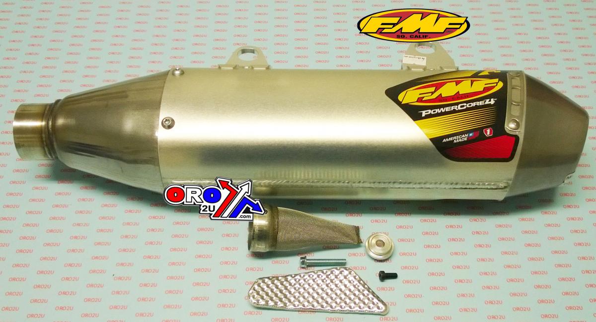 07-15 SX-F KTM PC4H MUFFLER, FMF 045553 POWERCORE 4 HEX, SILENCER