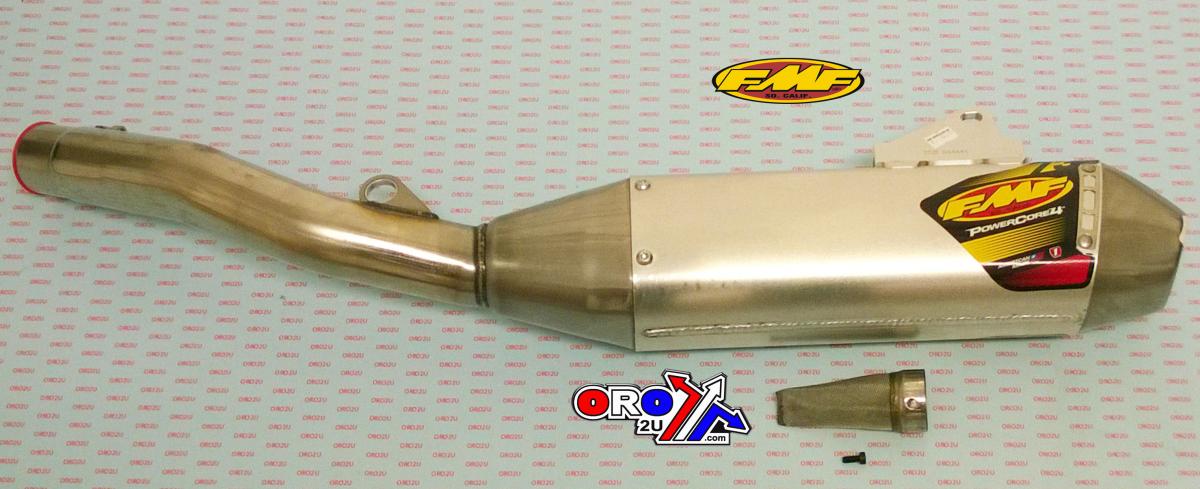 18-20 YZ450F P-CORE 4 HEX MFLR, FMF 044441 POWERCORE SILENCER