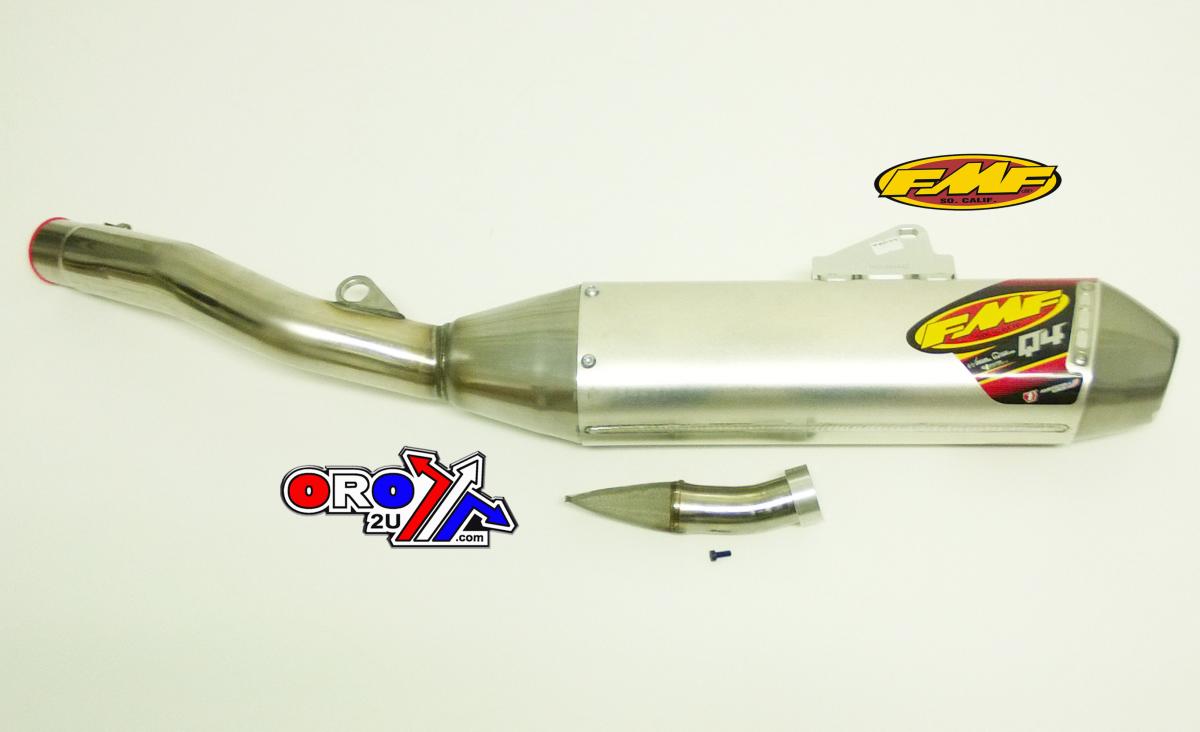 18-20 YZ450F Q4 HEX MFLR S/A, FMF 044442 SILENCER