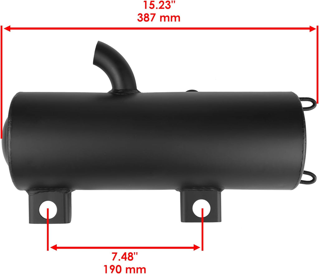 EXHAUST MUFFLER 2000-2012 POLARIS SCRAMBLER 500 4X4 2X4 1261006-489 1261006-029 5243518