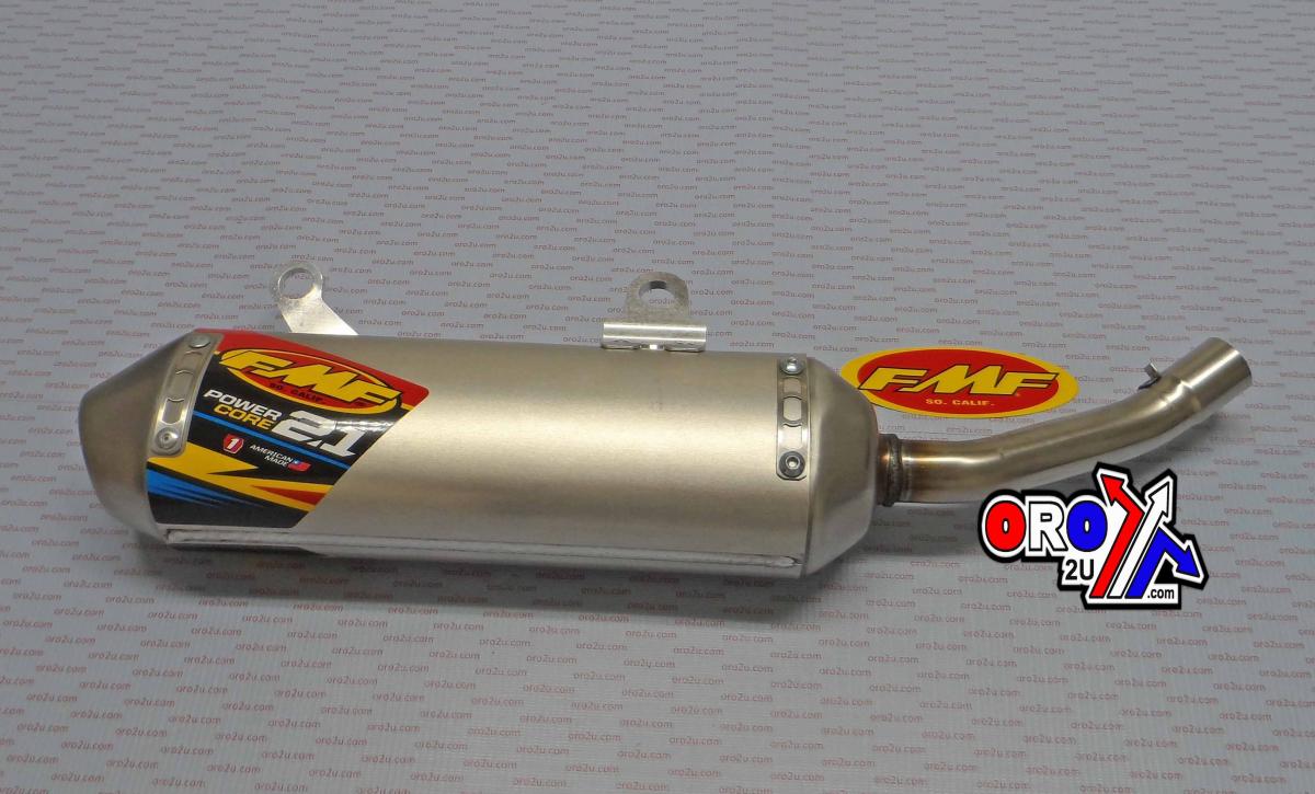 02-21 YZ250 POWERCORE 2.1 PIPE, FMF 024062 EXHAUST SILENCER