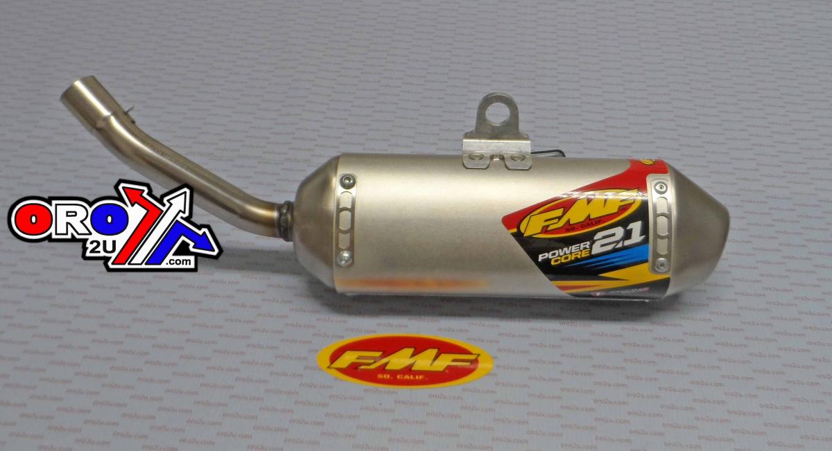 02-21 YZ125 POWERCORE 2.1, FMF 024059 EXHAUST SILENCER