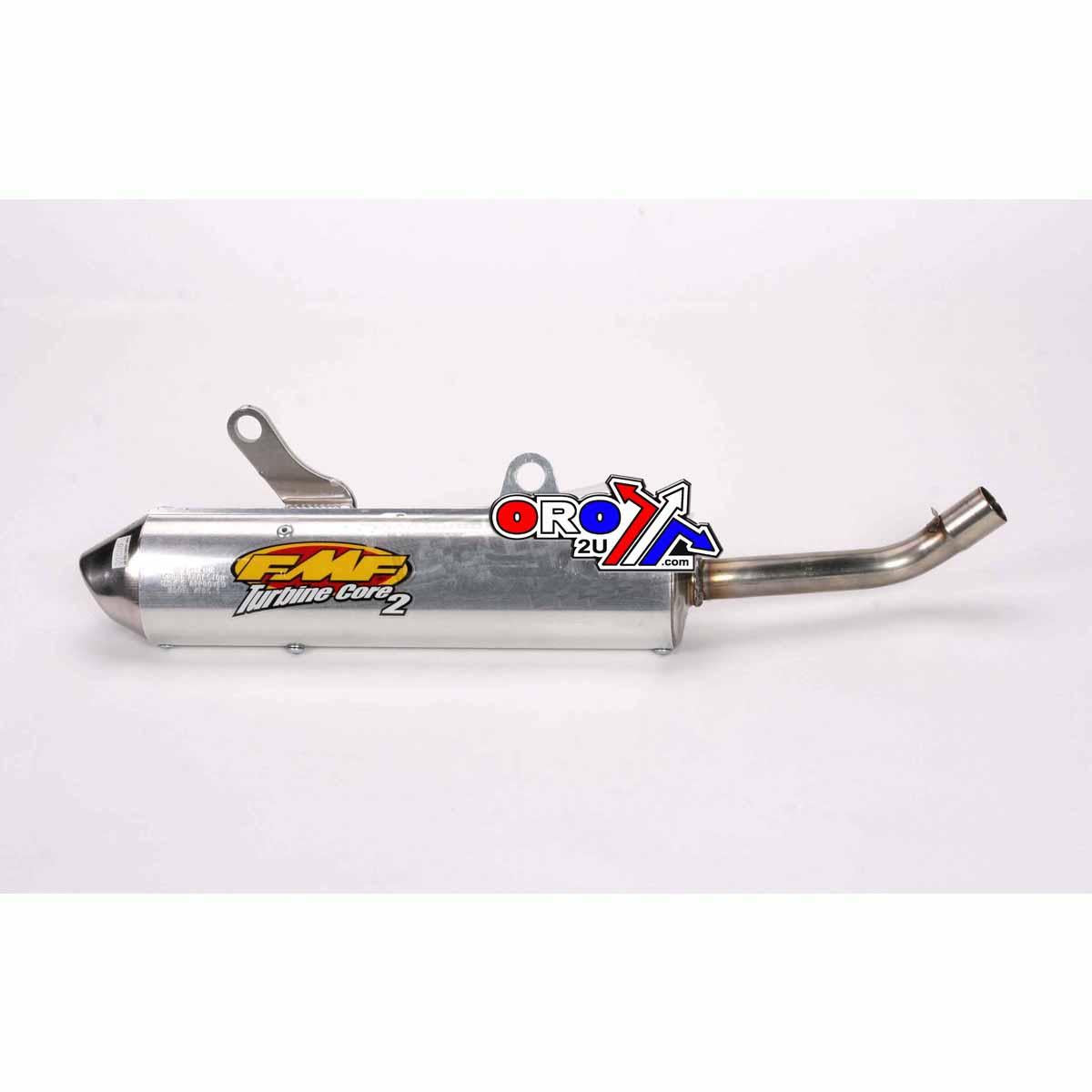02-21 YZ125 TURBINECORE 2 PIPE, FMF 024012 EXHAUST SILENCER