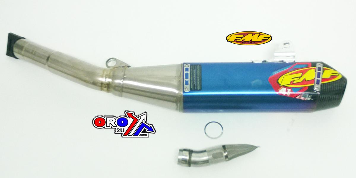 YZF 250 19-21 4.1 TIT ANO CARBON CAP, FMFMUFFLER, YAMAHA 2019, 044455, TITANIUM ANODISED