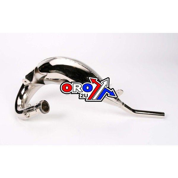 00-03 SX125 FATTY FRONT PIPE, FMF 025019 EXHAUST NICKEL