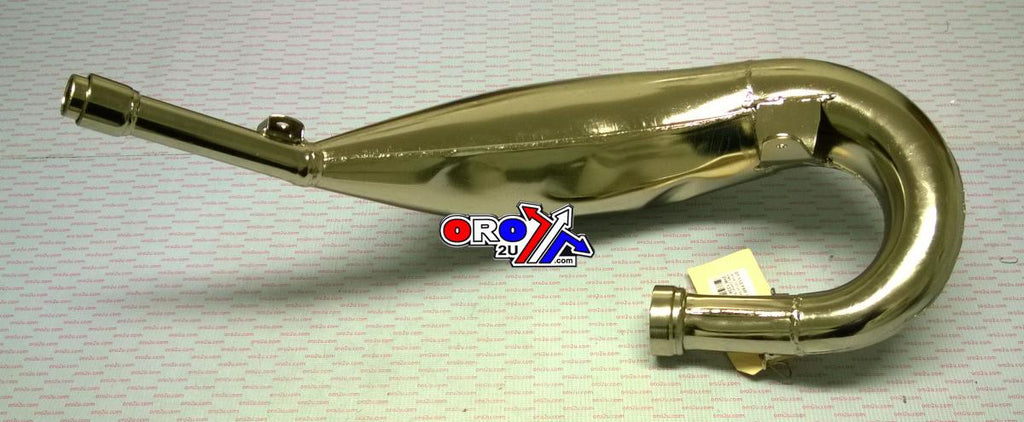 00-04 YZ125 FATTY FRONT PIPE, FMF 024041 EXHAUST NICKEL