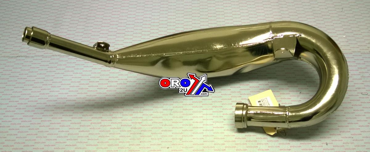 00-04 YZ125 FATTY FRONT PIPE, FMF 024041 EXHAUST NICKEL