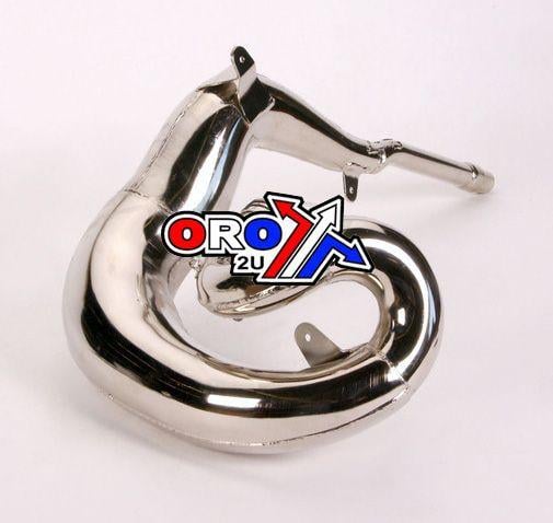 88-04 KX500 GNARLY FRONT PIPE, FMF 020055 EXHAUST NICKEL