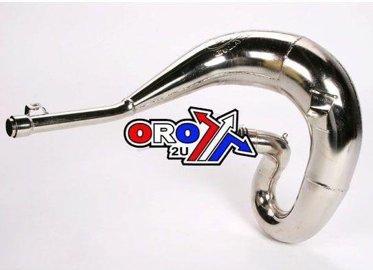 05-07 CR250 GNARLY FRONT PIPE, FMF 021053 EXHAUST NICKEL