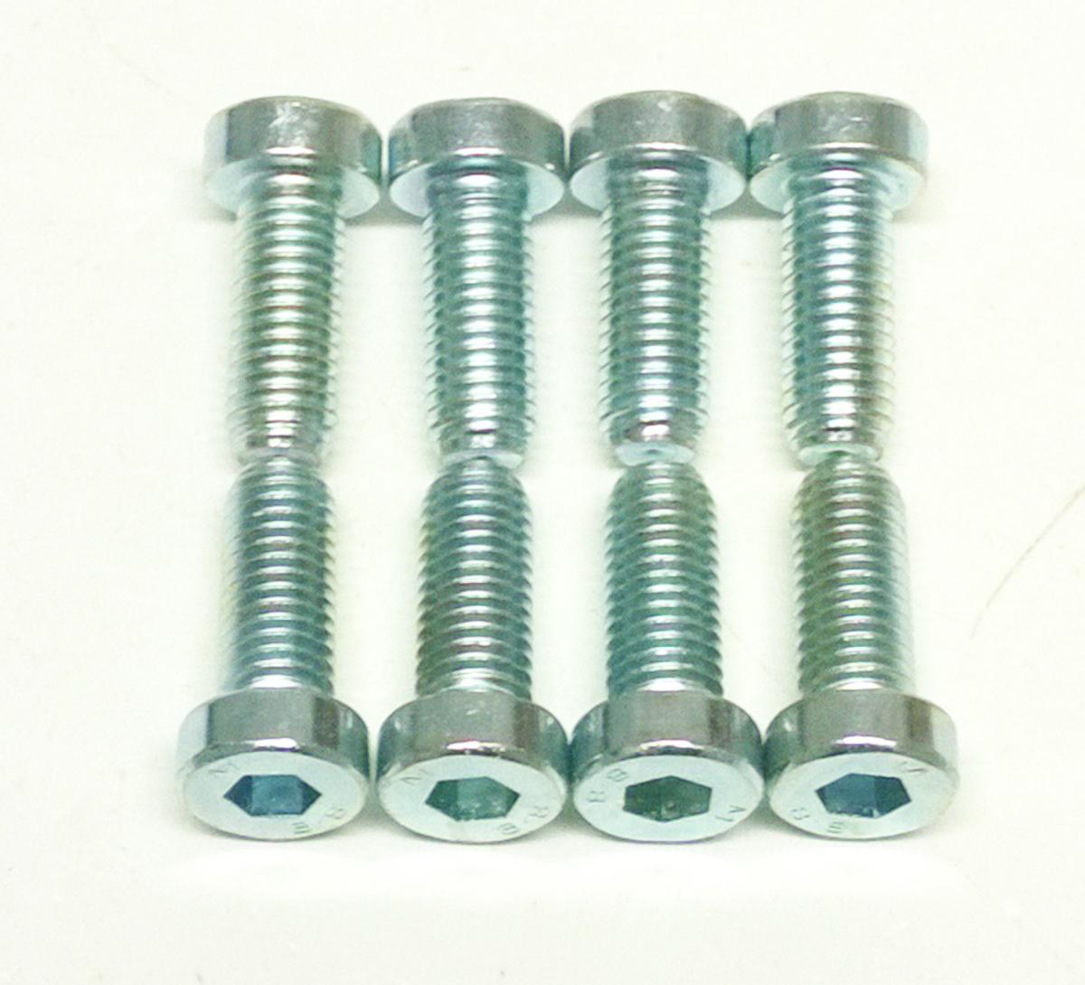 M10x25 CAP BOLT SHALLOW HEAD, R-VTBRRB10X25 PACK / 8pcs, METRIC COARSE M10x1.50mm