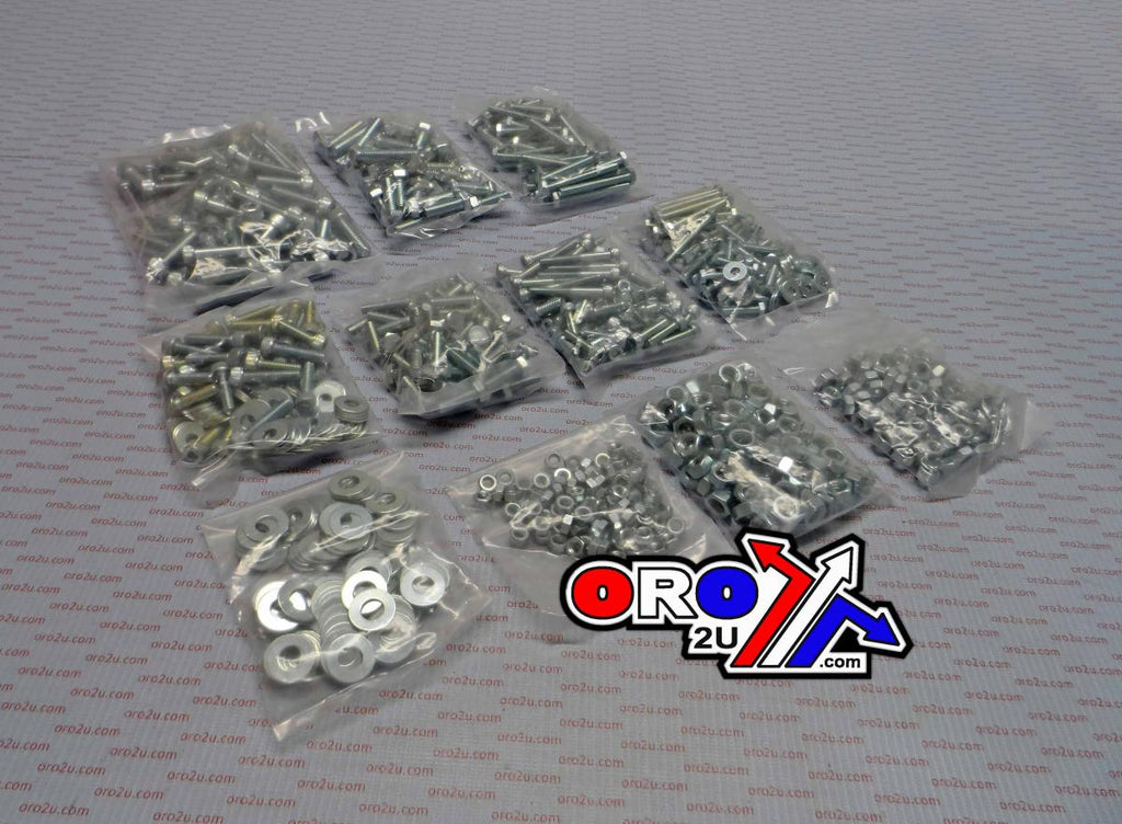 1000 KIT BOLTS, NUTS, WASHERS, ALLEN CAP SCREWS.