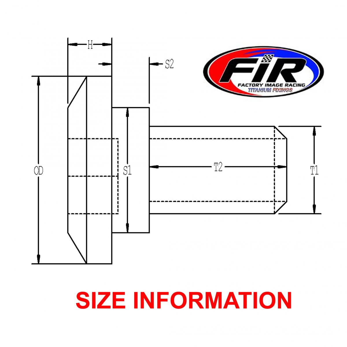 TI GR5 BOLTS DISC SUZUKI KIT/5, TITANIUM FRONT OR REAR KIT, / FIR BRAND