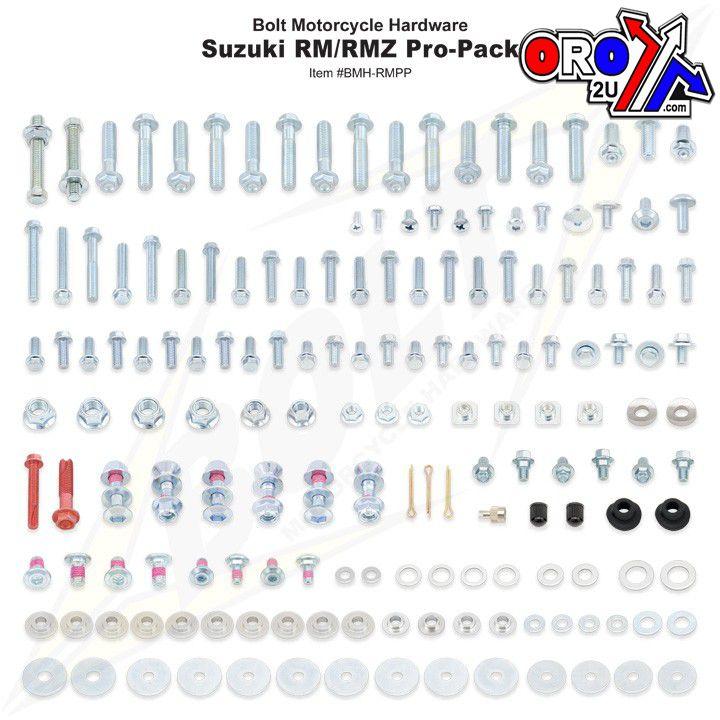 BOLT Suzuki RM/RMZ PRO KIT, MOTOCYCLE HARDWEAR BMH-RMPP