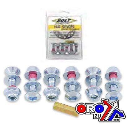 SPROCKET BOLT SET SILVER M8x25, BOLT HARDWARE 2004-HSS, BM2008HSS