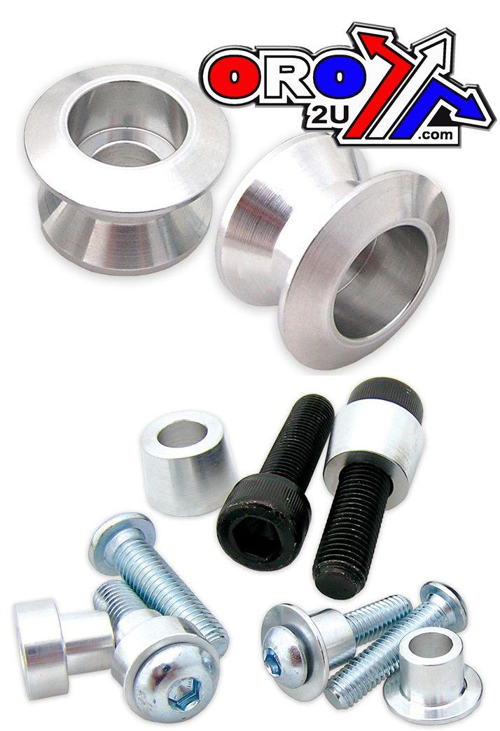 SWINGARM SPOOL UNIV SILVER, BOLT HARDWARE 2009-SSS.S