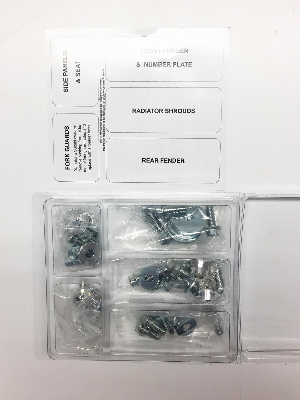 PLASTIC BOLT KIT CR 125/250/500 85-90, BOLT HARDWARE HON-8590101