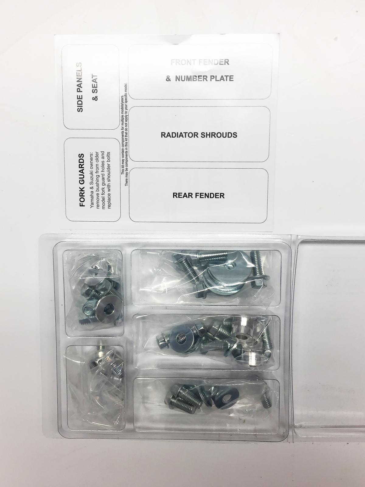 PLASTIC BOLT KIT CR 125/250/500 85-90, BOLT HARDWARE HON-8590101