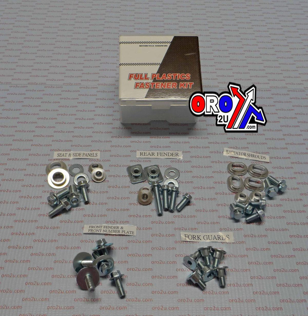 PLASTIC BOLT KIT YAMAHA STYLE, FULL PLASTIC FASTENER KIT