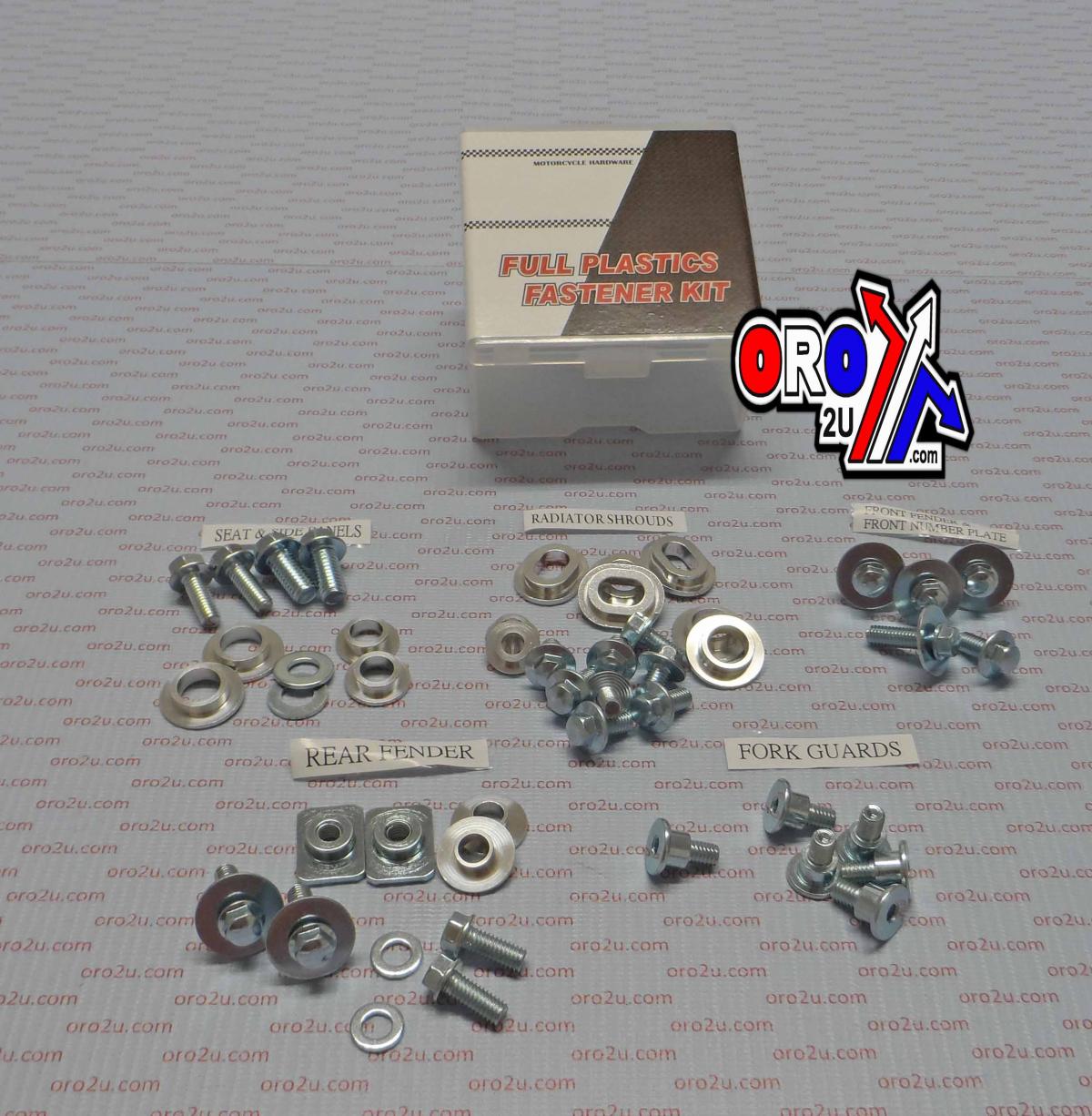 PLASTIC BOLT KIT YAMAHA STYLE, FULL PLASTIC FASTENER KIT