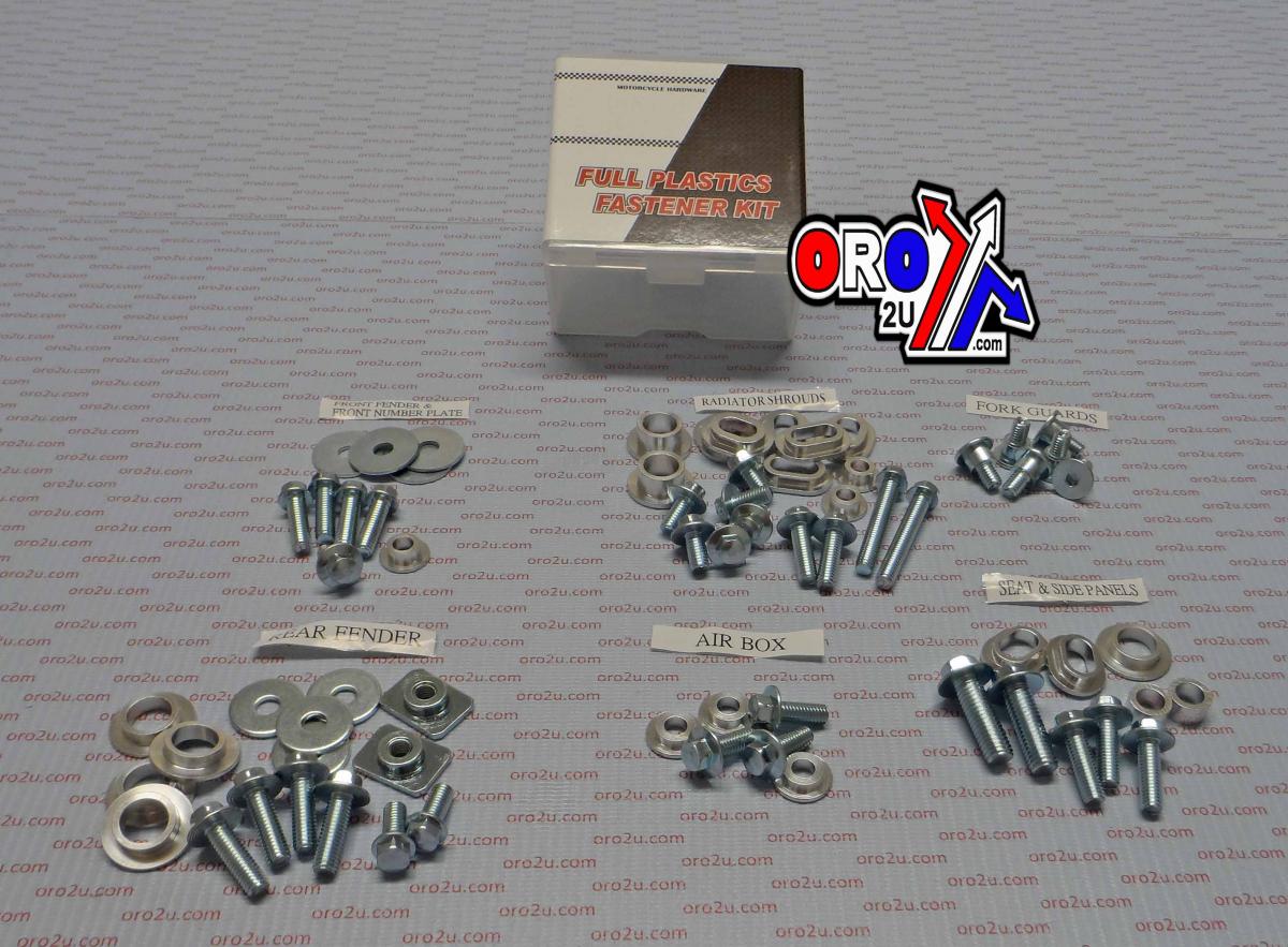 PLASTIC BOLT KIT YAMAHA STYLE, FULL PLASTIC FASTENER KIT