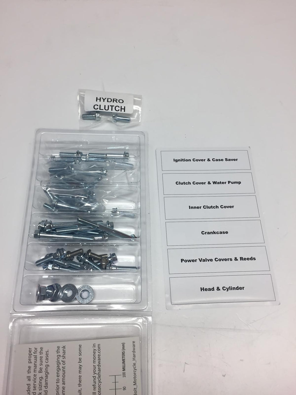 KTM HUQ 125/150 ENGINE BOLT KIT, BOLT HARDWARE E-KTM1-1620