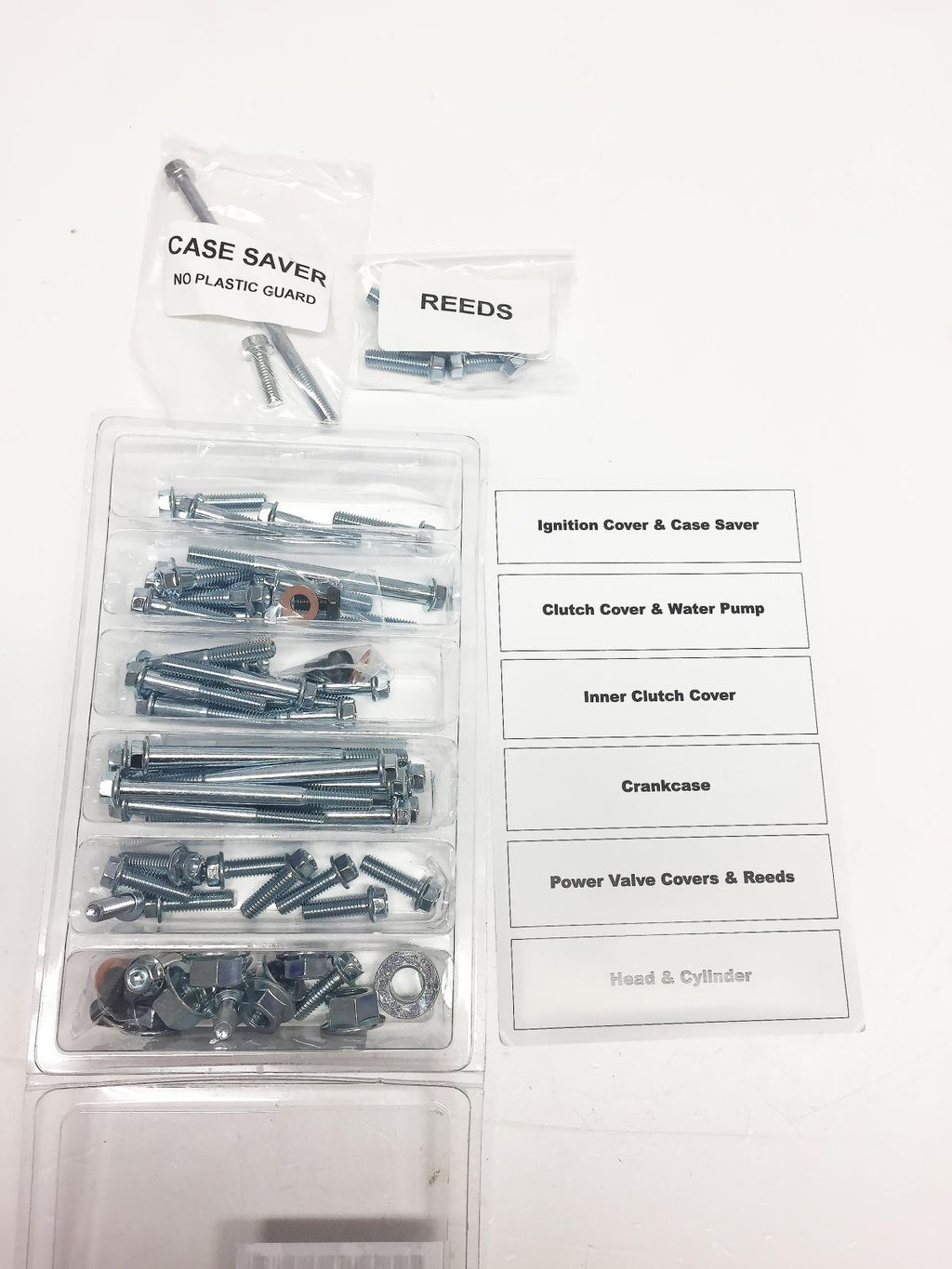ENGINE BOLT KIT CR 250 R 86-91, BOLT HARDWARE E-C2-8691
