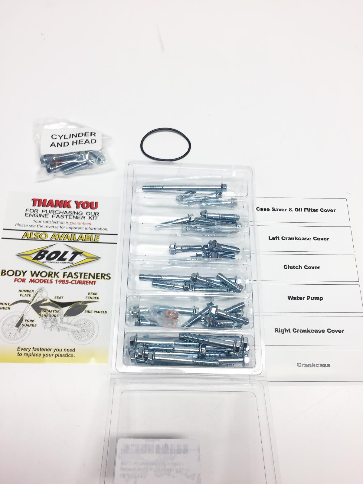 ENGINE BOLT KIT CRF 450 X 05-17, BOLT HARDWARE E-CFX4-0517