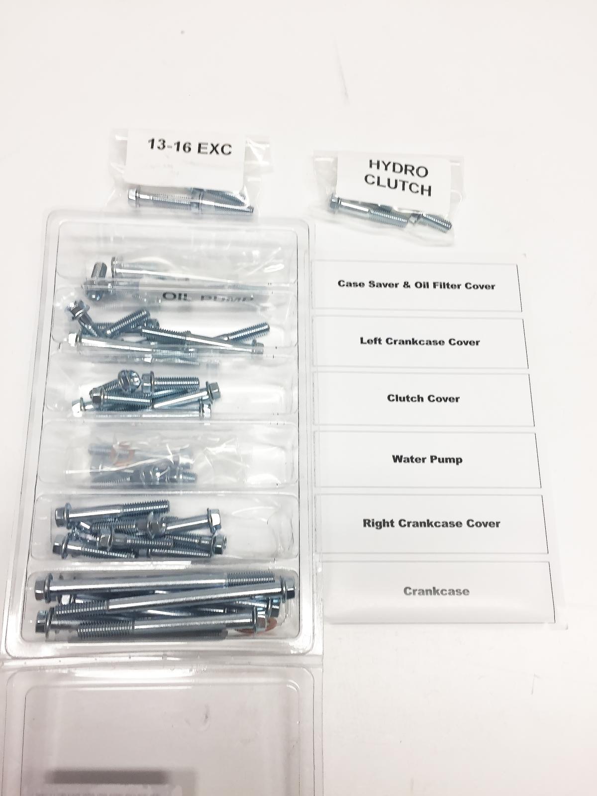 ENGINE BOLT KIT KTM HUSQ 250/350, BOLT HARDWARE E-KTMF2-1315