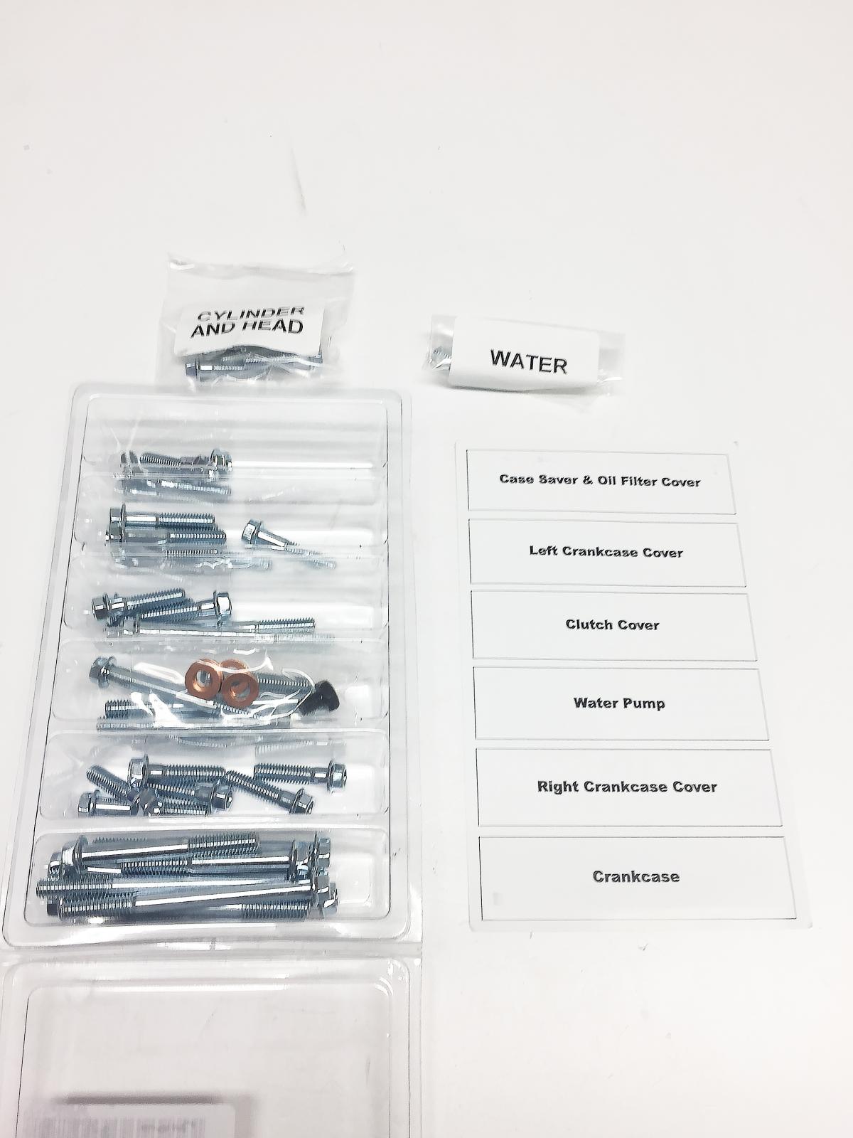 ENGINE BOLT KIT KX 250 F 04-20, BOLT HARDWARE E-KF2-0420, BMEKF20420